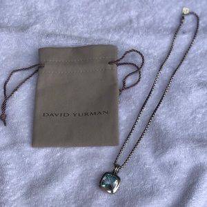 David Yurman Blue Topaz Necklace